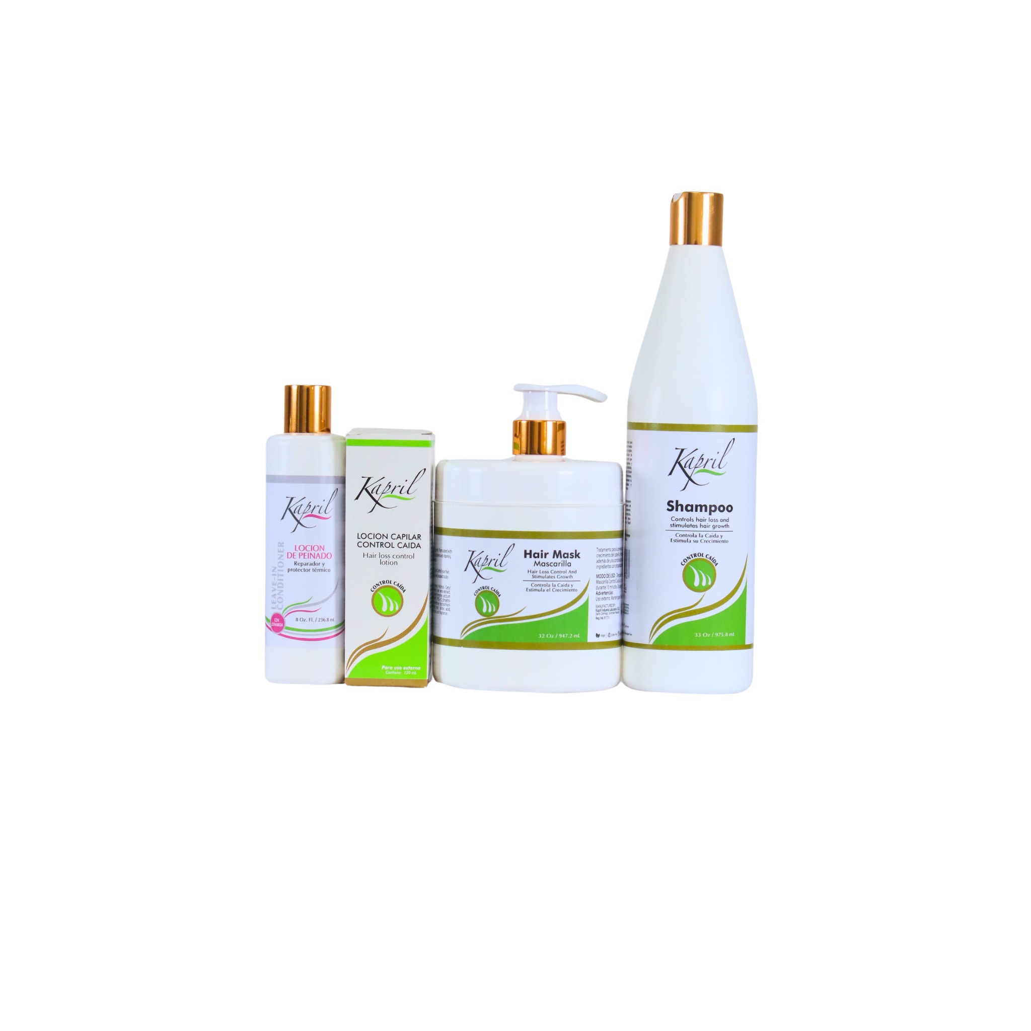 Kit Kapril Línea Control Caída | Tratamiento Completo Anticaída y Crecimiento