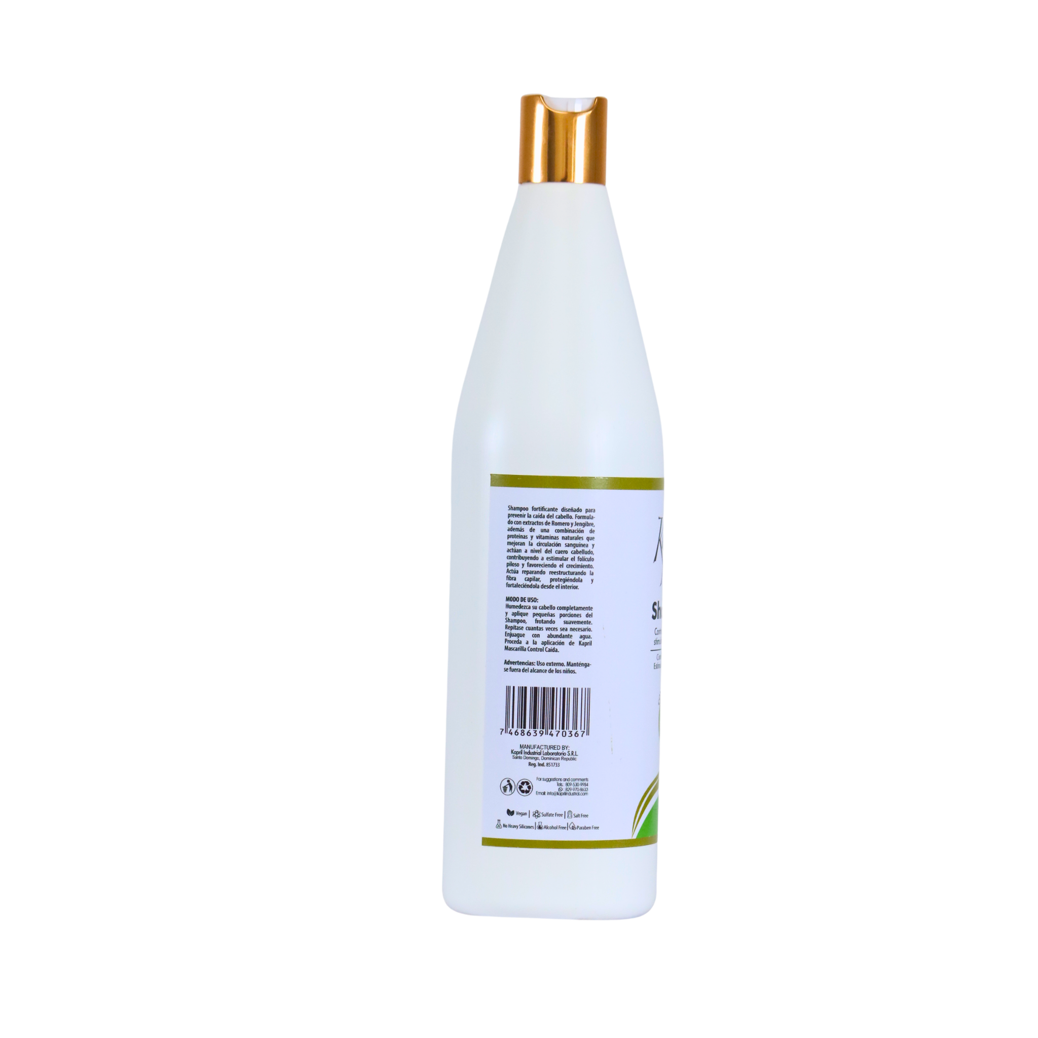 Shampoo Fortificante Control Caída | Fortalece y Estimula el Crecimiento