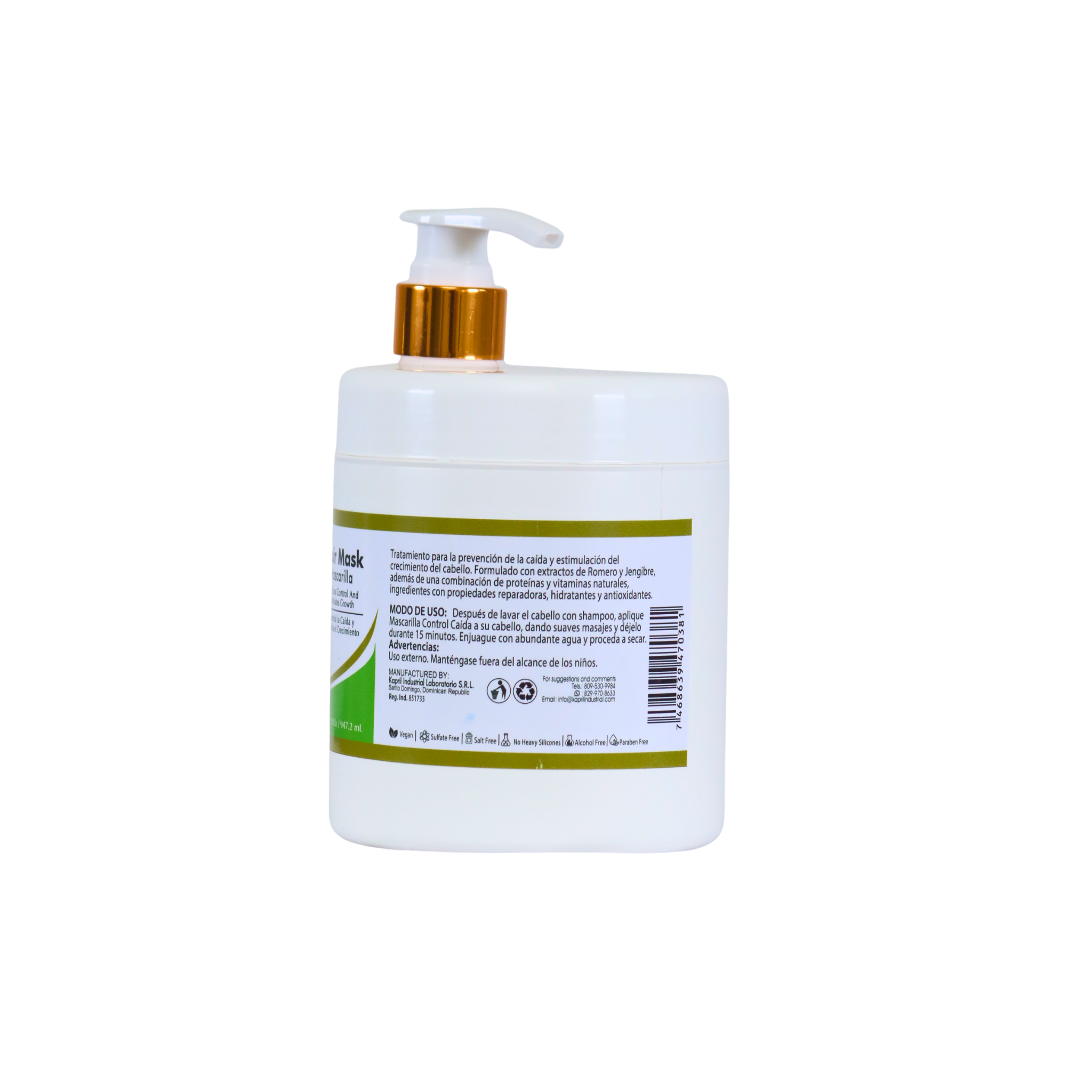Mascarilla Capilar Anticaída y Estimulante del Crecimiento